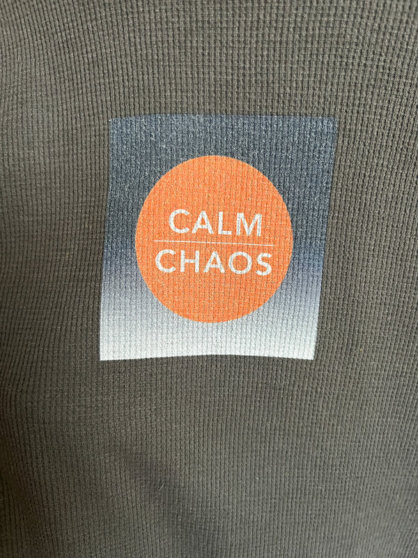 Calm Over Chaos Long-sleeve Thermal in Charcoal